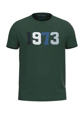 Camiseta Pepe Jeans Totem Verde Para Hombre