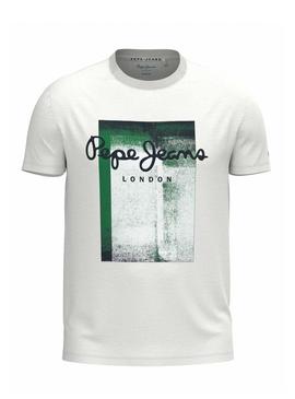 Camiseta Pepe Jeans Sawer Blanca Hombre