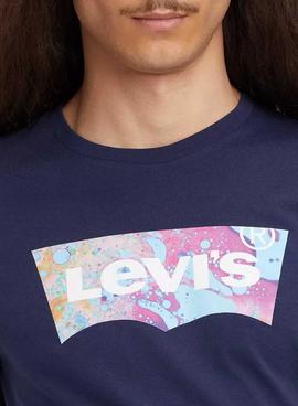 Camiseta Levis Graphic Marina Hombre