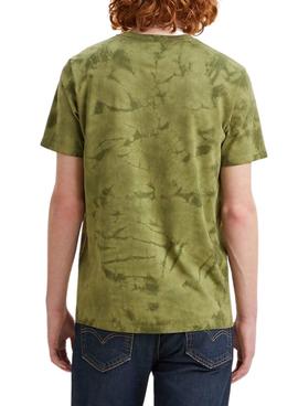 Camiseta Levis SS Original HM Verde Para Hombre