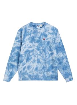 Sudadera Levis Original Tie Dye Azul Hombre