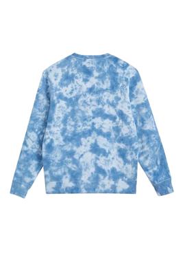 Sudadera Levis Original Tie Dye Azul Hombre