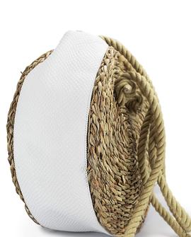 Bolso Julia Blanco Snake POPA para Mujer