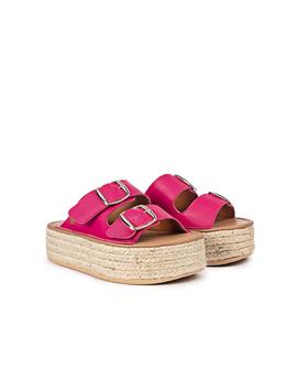 Sandalias Plataforma Morell Color Fucsia