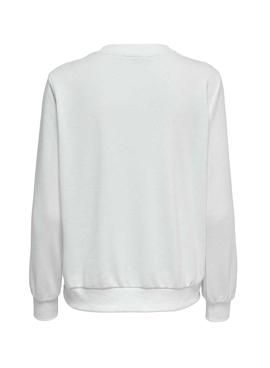 Sudadera Only Palma Sport Blanca Para Mujer