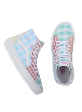 Zapatillas Vans Sk8-Hi Gincham Block Para Mujer