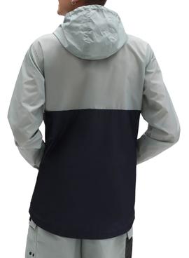 Cortavientos Vans Summer Camp Gris y Marino Hombre