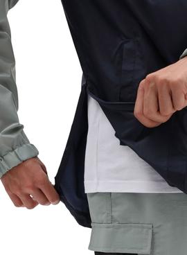 Cortavientos Vans Summer Camp Gris y Marino Hombre