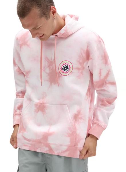 Sudadera vans shop rosa hombre