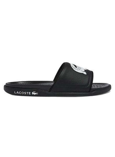 Chanclas Lacoste Croco Dualiste Negras Para