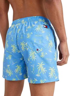 Bañador Tommy Hilfiger Drawstring Estampado Azul