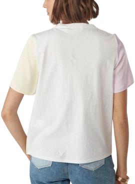 Camiseta Naf Naf Sent Blanca Para Mujer