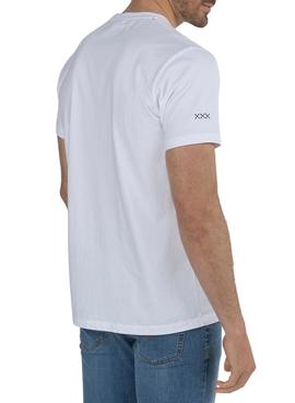 Camiseta El Pulpo Basic Logo Blanca Para Hombre
