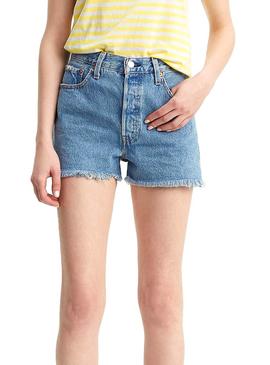 Short Levis 510 High Rise Azul Mujer