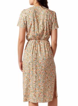 Vestido Naf Naf Senr Estampado Flores Multicolor