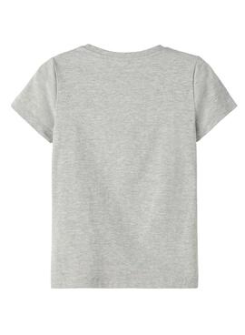 Camiseta Name It Minecraft Gris Para Niña