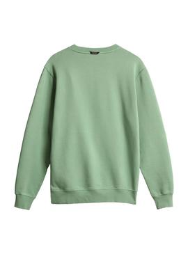 Sudadera Napapijri B-Hitra Verde Para Hombre