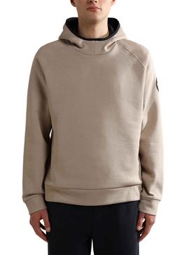 Sudadera Napapijri B-Whale Beige Para Hombre