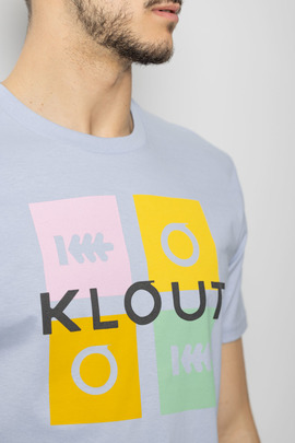 Camiseta Klout Puzzle Azul 