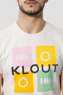 Camiseta Klout Puzzle Beige