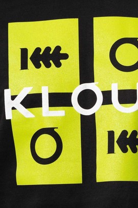 Camiseta Klout Puzzle Neon Negro