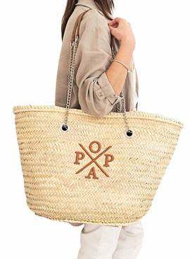 Bolso Popa Natalie Yute Beige Para Mujer