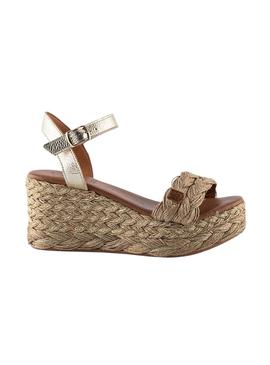 Cuñas Popa Paradise Amur Dorada Para Mujer