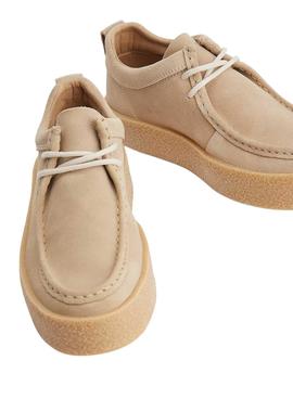 Zapatos Tommy Hilfiger De Ante Beige Para Hombre