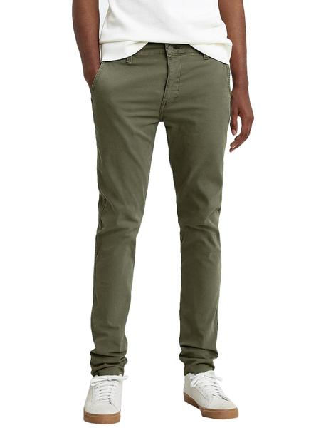 Pantalones Levis Chino Slim Verde Para Hombre