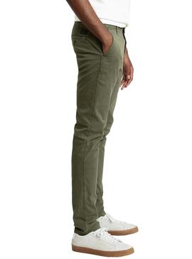 Pantalones Levis Chino Slim Verde Para Hombre