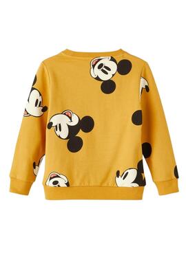 Sudadera Name It Mickey Amarilla Para Niño