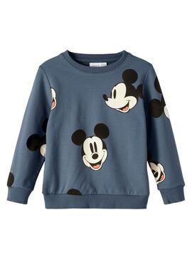 Sudadera Name It Mickey Azul Para Niño