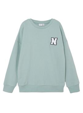 Sudadera Name It College Azul Para Niño