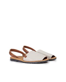 Menorquina Plana George Bay Blanco POPA para Hombre