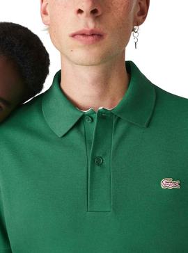Polo Lacoste Live Relaxed Fit Verde Mujer Y Hombre