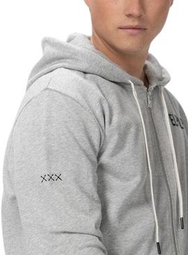 Chaqueta El Pulpo Storm Zip Gris Para Hombre