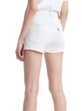 Short Levis 510 High Rise Blanco Mujer