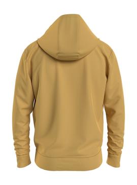 Sudadera Tommy Jeans Entry Athletics Camel Hombre