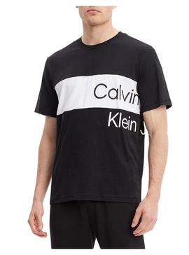 Camiseta Calvin Klein Institutional Negra Hombre