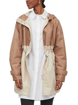 Parka Vila Aminas Bicolor Marron para Mujer