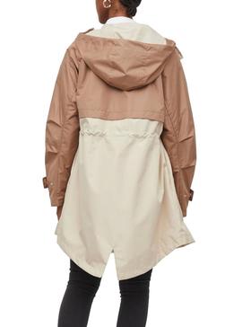 Parka Vila Aminas Bicolor Marron para Mujer