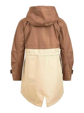 Parka Vila Aminas Bicolor Marron para Mujer