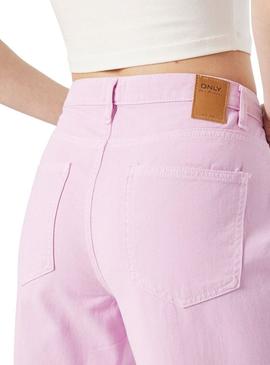 Pantalón Vaquero Only Janet Boyfriend Rosa Mujer