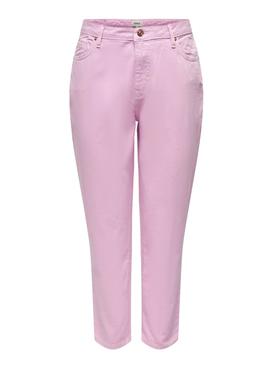 Pantalón Vaquero Only Janet Boyfriend Rosa Mujer