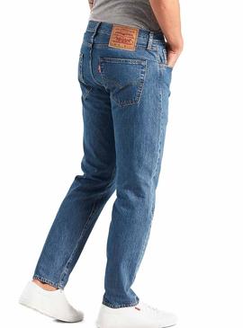 Inmigración Amperio juego Pantalón Vaquero Levis 501 Slim Taper Stone Hombre