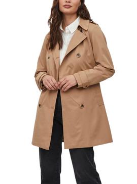 Trench Vila Movement Camel para Mujer