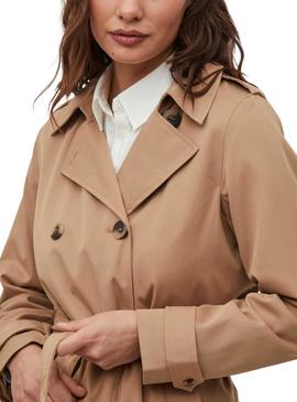 Trench Vila Movement Camel para Mujer