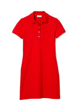 Vestido Lacoste EF5473 Rojo para Mujer