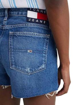 Short Vaquero Tommy Jeans Hotpant Azul para Mujer