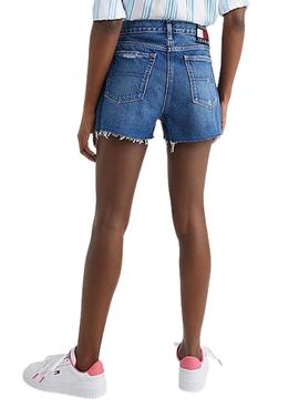 Short Vaquero Tommy Jeans Hotpant Azul para Mujer